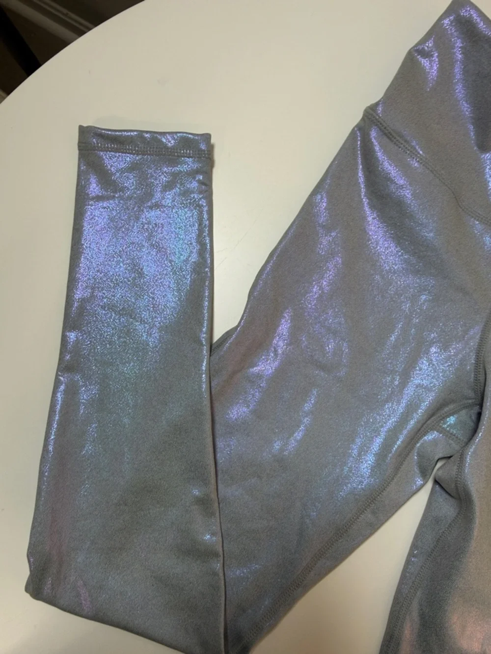 Mono‎ B Iridescent Gray High-Waist Leggings